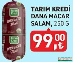 TARIM KREDİ DANA MACAR SALAM 250 G